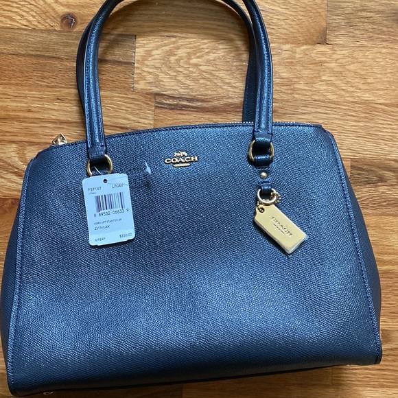 Coach STANTON CARRYALL 29 (COACH F37147) NAVY NWT New With Tags - Picture 7 of 9